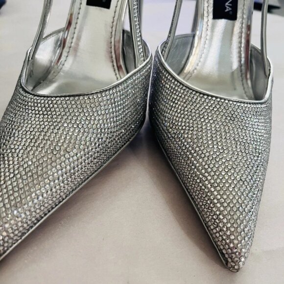 Dolce & Gabbana Lollo 105 Crystal Slingback Pumps - Picture 4 of 16